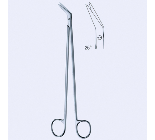 Ножиці судинні DeBakey, 25°, 16 см