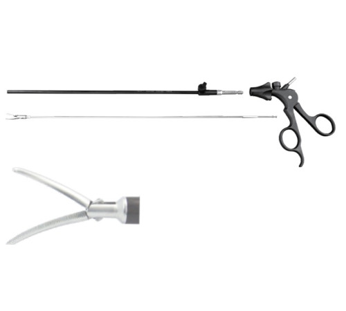Дисекційні лапароскопічні щипці, великі ,Ø10мм, l=330мм