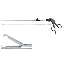 Лапароскопічні захоплюючі щипці Rat Tooth (1+2), Ø5мм, l=330мм
