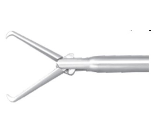 Лапароскопічі захоплюючі щипці, великі 2 зубці Ø10 мм, l=330 мм