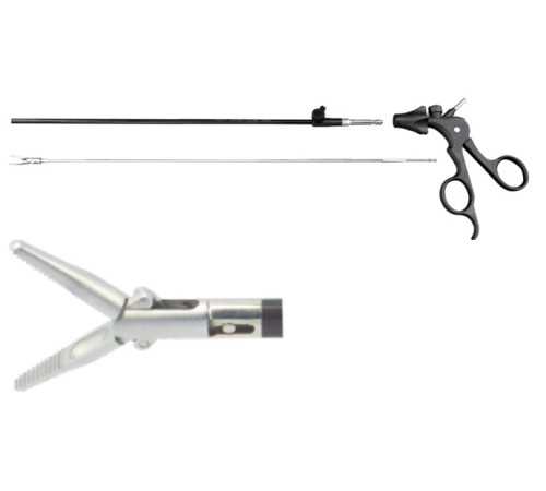 Лапароскопічні захоплюючі щипці, клиноподібні, Ø5мм, l=330мм