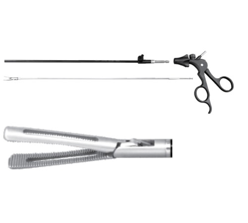 Лапароскопічні захоплюючі кишкові щипці, Ø5мм, l=330мм