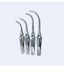 Атравматичний затискач типу Bulldog DeBakey, вигнутий 7,5 см