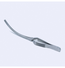 Затискач  типу Bulldog DeBakey, вигнутий, 50 мм