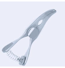 Атравматичний затискач типу Bulldog Glover, вигнутий 5 см