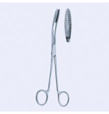 Щипці перев'язувальні Gross-Maier, вигнуті 14 см