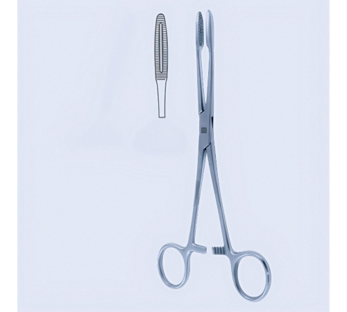 Щипці для перев'язки (корнцанг) Gross-Maier,прямі