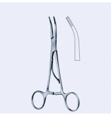 Щипці для накладання кліпс McKENZIE, вигнуті 15 см