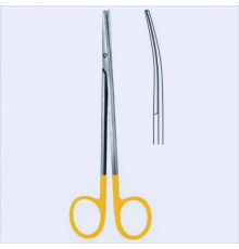 Ножиці Metzenbaum вигнуті, тупокінцеві, 11,5 см, карбід вольфраму