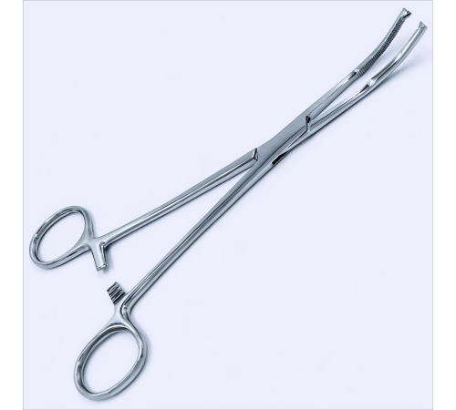  Щипці для очеревини Mikulicz 1x2 зубці, 20 см 