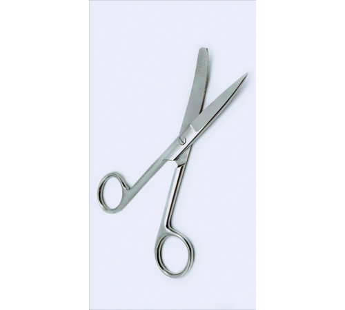 Ножиці операційні, вигнуті, гостро-тупокінцеві 10,5