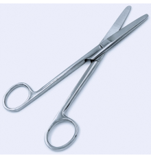 Ножиці операційні, прямі, тупокінцеві 10,5 см