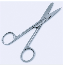 Ножиці операційні, прямі, гостро-тупокінцеві 11 см