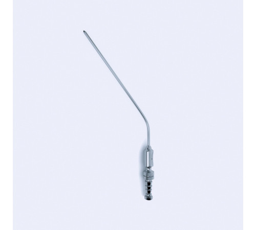 Трубка аспіраційна Frazier, 30°, Шр. 8, Ø 2,6 mm (мм), із регулятором подачі та стилетом 19 см
