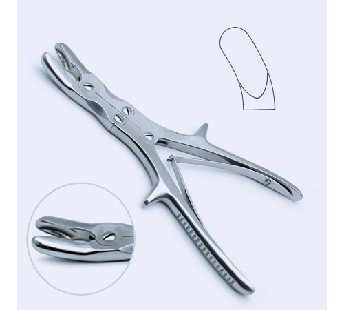 Ронжер для кісток Stille-Luer, 6 mm (мм), 23 cm (см), 9"