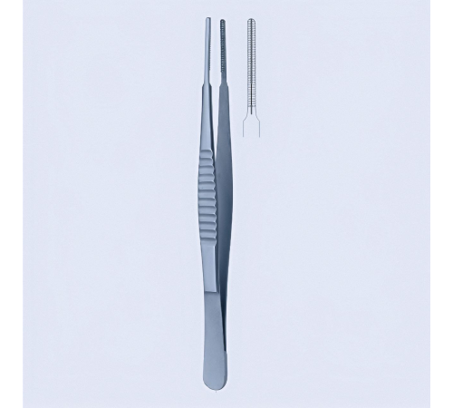 Пінцет атравматичний Cooley, 2,0 mm (мм), 16 cm (см), 6 1/4"