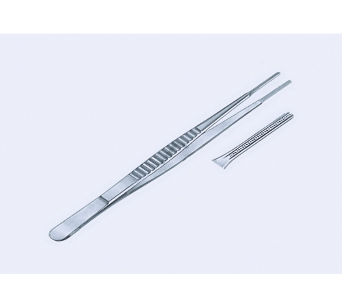 Пінцет атравматичний DeBakey, 3,5 mm (мм), 16 cm (см), 6 1/4"