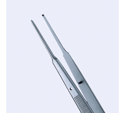 Пінцет для захвату тканин Gerald, 1x2 зубців, прямий, 18 cm (см), 7"