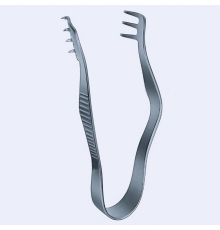 Ретрактор самофіксуючий Finsen, гострий, 3x4 зубців, 7 cm (см), 2 3/4"