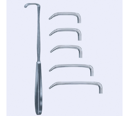 Ретрактор Langenbeck, 22 cm (см), 8 1/2", 30x11 mm (мм)