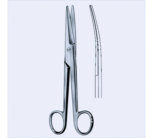 Ножиці Mayo-Noble, вигнуті, 17 см