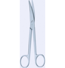 Ножиці Mayo-Stille, вигнуті, тупокінцеві