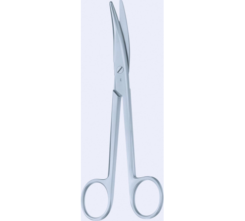 Ножиці Mayo-Stille, вигнуті, тупокінцеві
