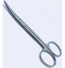 Ножиці Metzenbaum-Fino, вигнуті, тупокінцеві 15 см