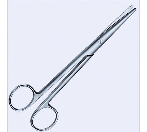 Ножиці Mayo-Stille, прямі, тупокінцеві 15 см