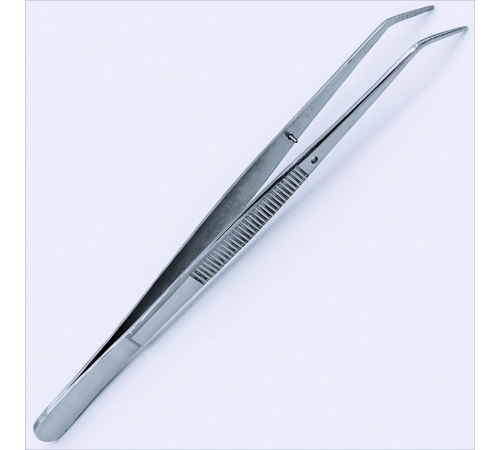 Пінцет хірургічний вигнутий 10,5 cm (см)