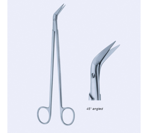 Ножиці судинні Potts-De Martel, 45° 21 см, 8 1/4"