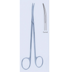 Препарувальні ножиці Toennis-Adson, вигнуті, 18 см